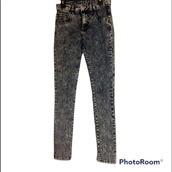 Delia’s Women’s 90’s Vibe Dark Denim Acid Wash High-Waist Jeans Size 3 - Picture 3 of 12